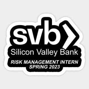 SVB Risk Management Intern 2023 Sticker